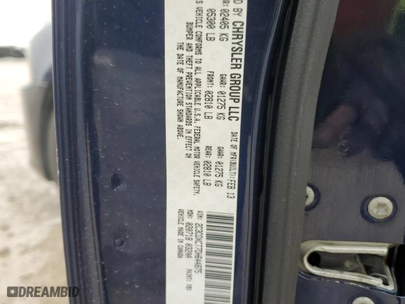 2013 Dodge Charger RT Plus with VIN 2C3CDXCT7DH644875, listed as a Copart auction lot 83218574 with 162,842 mi miles and Salvage Title. Bid and sale history available at carsss.com. Image 13.