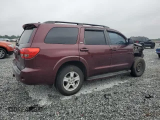 2010 Toyota Sequoia SR5 with VIN 5TDZY5G12AS024309, listed as a Copart auction lot 71584764 with 175,950 mi miles and Salvage Title. Bid and sale history available at carsss.com. Image 3.