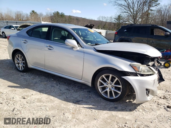 2012 Lexus IS 250 with VIN JTHCF5C21C5057688, listed as a Copart auction lot 49418215 with 152,707 mi miles and Non Repairable. Bid and sale history available at DreamBid. Image 4.