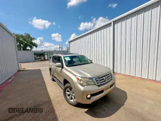 2010 Lexus GX 460 with VIN JTJBM7FX5A5002063, listed as a Copart auction lot 64902385 with 217,288 mi miles and Clean title. Bid and sale history available at DreamBid. Image 1.