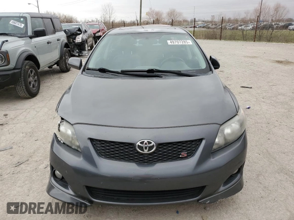 2010 Toyota Corolla with VIN 2T1BU4EE4AC448600, listed as a Copart auction lot 49707285 with 128,661 mi miles and Salvage Title. Bid and sale history available at carsss.com. Image 5.