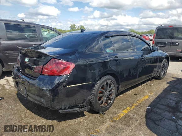 2008 Infiniti G35 x with VIN JNKBV61F68M272619, listed as a Copart auction lot 70244584 with 162,741 mi miles and Salvage Title. Bid and sale history available at DreamBid. Image 3.