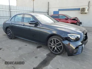 2023 Mercedes-Benz E 450 with VIN W1KZF5KB6PB185502, listed as a Copart auction lot 85794934 with 8,351 mi miles and Salvage Title. Bid and sale history available at DreamBid. Image 4.