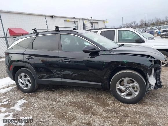 2022 Hyundai Tucson SEL with VIN 5NMJBCAEXNH141045, listed as a IAAI auction lot 41433930 with 46,863 mi miles. Bid and sale history available at carsss.com. Image 13.