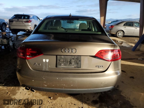 2009 Audi A4 2.0T Prem Plus with VIN WAUSF78K09N053395, listed as a Copart auction lot 43983885 with 154,647 mi miles and Clean Title. Bid and sale history available at carsss.com. Image 6.