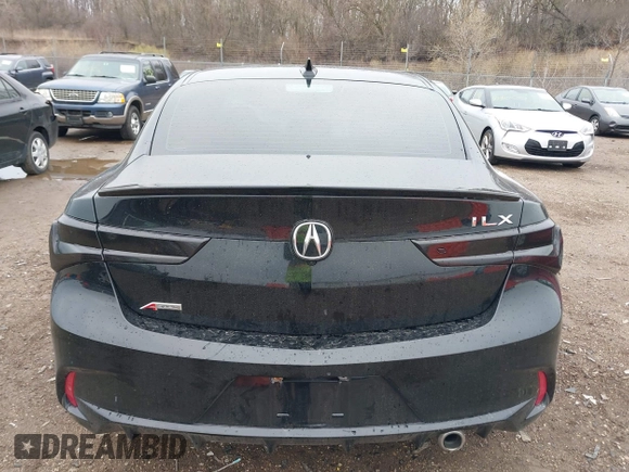 2022 Acura ILX Premium with VIN 19UDE2F83NA007359, listed as a IAAI auction lot 42012805 with 24,564 mi miles and . Bid and sale history available at DreamBid. Image 16.