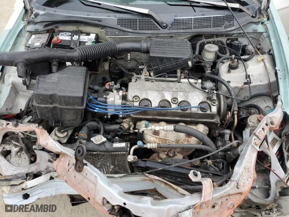 1996 Honda Civic DX with VIN 2HGEJ6624TH510979, listed as a Copart auction lot 88136735 with 208,029 mi miles and Salvage Title. Bid and sale history available at carsss.com. Image 12.