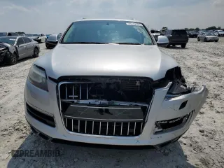 2014 Audi Q7 Premium Plus with VIN WA1LGAFE1ED007650, listed as a Copart auction lot 59182355 with 157,573 mi miles and Salvage title. Bid and sale history available at DreamBid. Image 5.