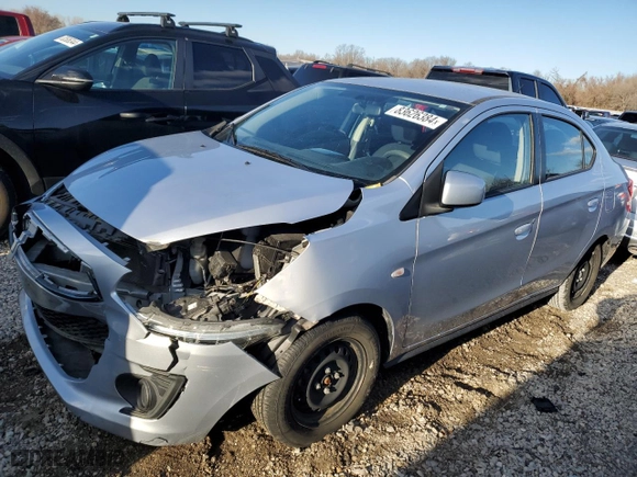 2020 Mitsubishi Mirage G4 ES with VIN ML32F3FJ3LHF06233, listed as a Copart auction lot 83626384 with 27752 miles and Salvage Title. Bid and sale history available at carsss.com. Image 1.