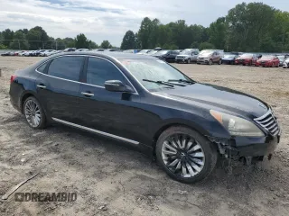 2014 Hyundai Equus Ultimate z VIN KMHGH4JH5EU075209, wystawiony jako Copart lot #69969664 z przebiegiem 196 422 mil mil oraz Szkody całkowita. Historia ofert i sprzedaży dostępna na DreamBid. Obrazek 4.