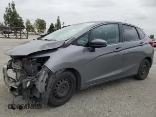 2015 Honda Fit LX with VIN 3HGGK5H55FM708533, listed as a Copart auction lot 53342255 with 156,401 mi miles and Salvage Title. Bid and sale history available at carsss.com. Image 1.