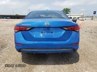 2025 Nissan Sentra SV with VIN 3N1AB8CV4SY240538, listed as a Copart auction lot 54407125 with 2,624 mi miles and Salvage Title. Bid and sale history available at carsss.com. Image 6.