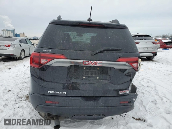 2017 GMC Acadia SLT with VIN 1GKKNVLS8HZ224570, listed as a Copart auction lot 45385165 with 75,175 mi miles and Salvage Title. Bid and sale history available at carsss.com. Image 6.