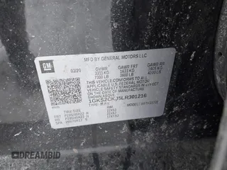 2020 GMC Yukon Denali with VIN 1GKS2CKJ5LR301216, listed as a IAAI auction lot 41439076 with 76,129 mi miles. Bid and sale history available at carsss.com. Image 9.