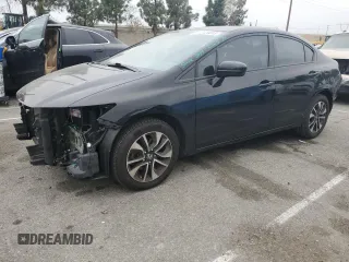 2014 Honda Civic Sedan EX with VIN 19XFB2F87EE234129, listed as a Copart auction lot 53420015 with 111,733 mi miles and Salvage Title. Bid and sale history available at carsss.com. Image 1.