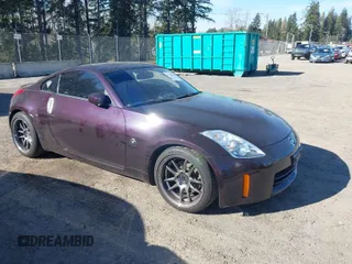2008 Nissan 350Z with VIN JN1BZ34D98M701978, listed as a IAAI auction lot 41705506 with 114,301 mi miles. Bid and sale history available at carsss.com. Image 1.