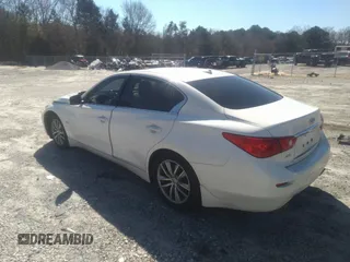 2016 Infiniti Q50 2.0t Premium with VIN JN1CV7AR5GM250084, listed as a IAAI auction lot 41601301 with 101,275 mi miles. Bid and sale history available at carsss.com. Image 3.