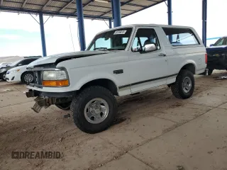 1993 Ford Bronco Eddie Bauer with VIN 1FMEU15N2PLA97372, listed as a Copart auction lot 50739815 with 117,011 mi miles and Salvage title. Bid and sale history available at DreamBid. Image 1.