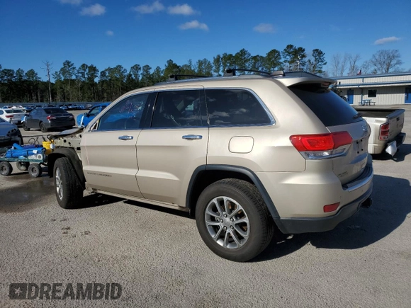 2015 Jeep Grand Cherokee Limited with VIN 1C4RJEBG8FC614815, listed as a Copart auction lot 46815175 with 138,848 mi miles and Clean Title. Bid and sale history available at carsss.com. Image 2.
