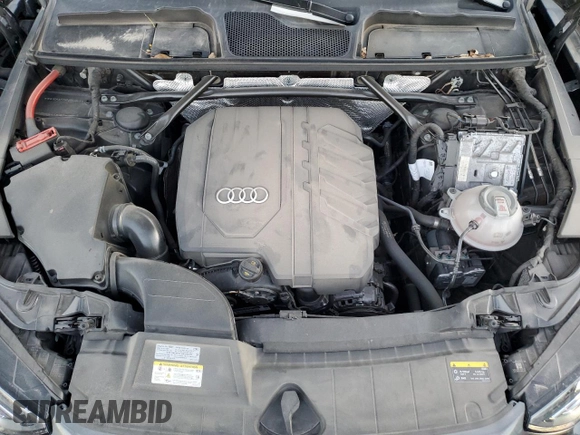 2023 Audi Q5 S line Premium with VIN WA1GAAFY5P2043806, listed as a Copart auction lot 88799155 with 50,580 mi miles and Salvage Title. Bid and sale history available at carsss.com. Image 12.