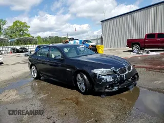 2014 BMW 5 Series 535i with VIN WBA5B1C57ED479494, listed as a Copart auction lot 51990735 with 86,978 mi miles and Salvage Title. Bid and sale history available at DreamBid. Image 14.