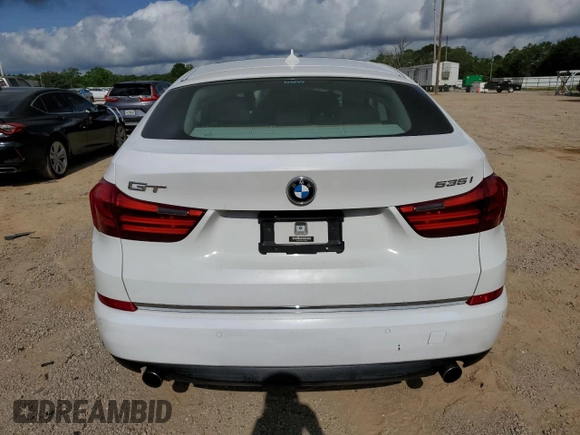 2015 BMW 5 Series 535i Gran Turismo with VIN WBA5M2C58FGH99149, listed as a Copart auction lot 57163285 with 124,610 mi miles and Salvage title. Bid and sale history available at DreamBid. Image 6.