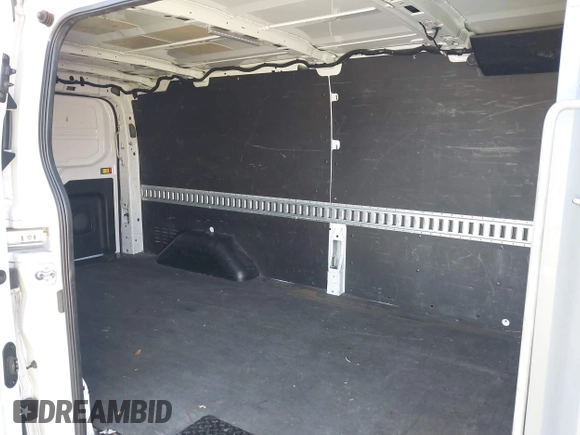 2021 Ford Transit Cargo with VIN 1FTBR1Y82MKA53386, listed as a IAAI auction lot 42058972 with 98,677 mi miles. Bid and sale history available at carsss.com. Image 8.