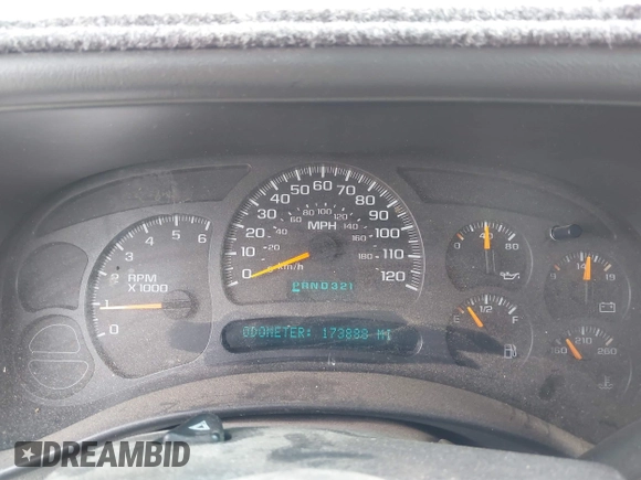 2003 Chevrolet Avalanche with VIN 3GNEC13T43G122148, listed as a IAAI auction lot 42481825 with 173,888 mi miles and . Bid and sale history available at DreamBid. Image 7.
