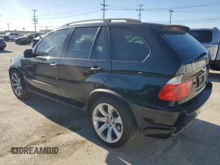 2005 BMW X5 4.8is with VIN 5UXFA93505LE83127, listed as a Copart auction lot 81653374 with 148,054 mi miles and Clean Title. Bid and sale history available at carsss.com. Image 2.