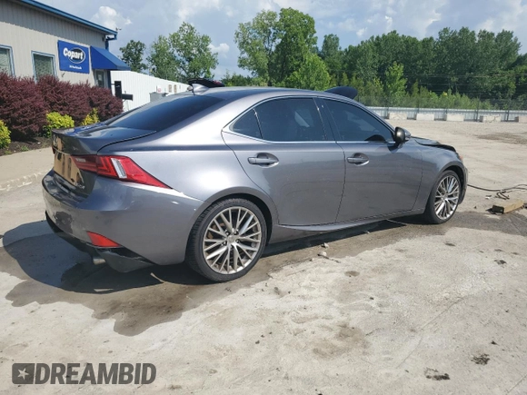 2014 Lexus IS 250 with VIN JTHCF1D20E5000344, listed as a Copart auction lot 62012415 with 192,597 mi miles and Non repairable. Bid and sale history available at DreamBid. Image 3.
