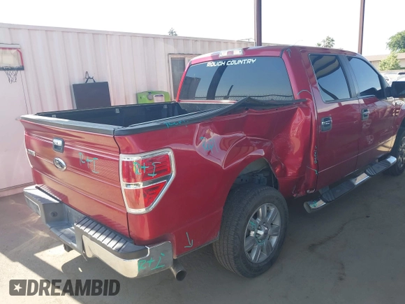 2009 Ford F-150 XL with VIN 1FTRW12849KC61776, listed as a IAAI auction lot 42382245 with 168,810 mi miles and . Bid and sale history available at DreamBid. Image 4.