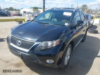 2010 Lexus RX 450h with VIN JTJBC1BA0A2032056, listed as a IAAI auction lot 41966158 with 222,070 mi miles. Bid and sale history available at carsss.com. Image 17.