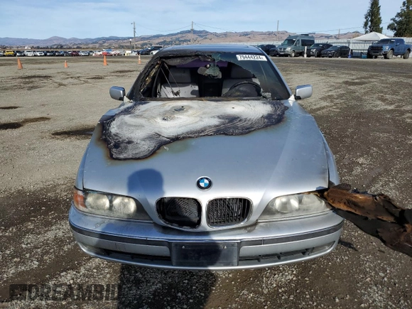 2000 BMW 5 Series 528iA with VIN WBADM634XYGU18038, listed as a Copart auction lot 79444224 with 0 mi miles and Salvage Title. Bid and sale history available at carsss.com. Image 5.