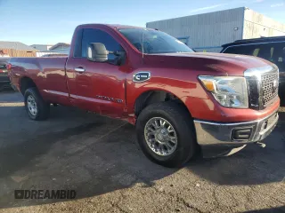 2017 Nissan Titan with VIN 1N6BA1R98HN519726, listed as a Copart auction lot 41505795 with 152,574 mi miles and Clean title. Bid and sale history available at DreamBid. Image 4.