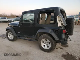 2005 Jeep Wrangler Rubicon with VIN 1J4FA69S55P317666, listed as a Copart auction lot 81782754 with 119,954 mi miles and Salvage Title. Bid and sale history available at carsss.com. Image 2.