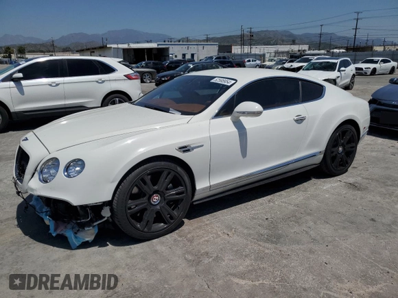2013 Bentley Continental GT with VIN SCBFT7ZA5DC081820, listed as a Copart auction lot 52598954 with 25,484 mi miles and . Bid and sale history available at DreamBid. Image 1.