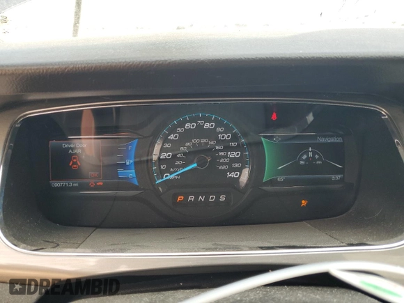 2017 Ford Taurus SEL with VIN 1FAHP2E86HG102078, listed as a Copart auction lot 52419655 with 90,771 mi miles and Salvage Title. Bid and sale history available at DreamBid. Image 9.