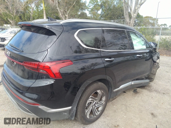 2022 Hyundai Santa Fe SEL with VIN 5NMS34AJ5NH464293, listed as a IAAI auction lot 35855493 with 5,802 mi miles and . Bid and sale history available at DreamBid. Image 4.