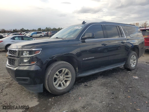 2020 Chevrolet Suburban LT with VIN 1GNSCHKC0LR301395, listed as a Copart auction lot 81477564 with 136,003 mi miles and Salvage Title. Bid and sale history available at carsss.com. Image 1.