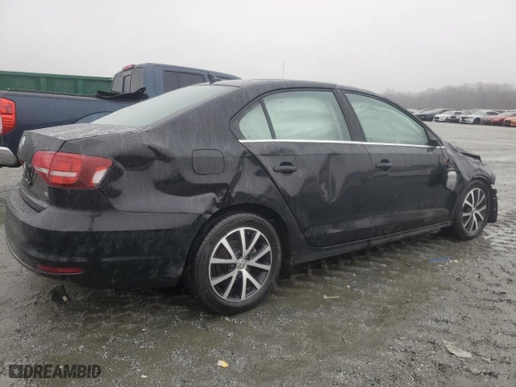 2017 Volkswagen Jetta 1.4T SE with VIN 3VWDB7AJXHM263162, listed as a Copart auction lot 45162865 with 95,795 mi miles and Salvage Title. Bid and sale history available at carsss.com. Image 3.