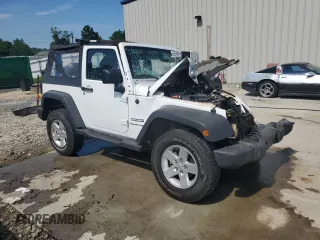 2018 Jeep Wrangler Sport S with VIN 1C4GJWAG3JL923728, listed as a Copart auction lot 62658595 with Not provided miles and Non repairable. Bid and sale history available at DreamBid. Image 4.