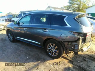 2015 Infiniti QX60 with VIN 5N1AL0MN4FC542609, listed as a IAAI auction lot 41977496 with 113,079 mi miles and . Bid and sale history available at DreamBid. Image 3.