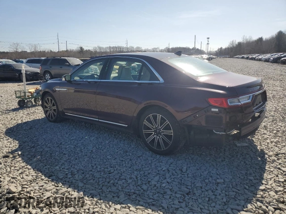 2019 Lincoln Continental Reserve z VIN 1LN6L9NP1K5613158, wystawiony jako Copart lot #48757115 z przebiegiem 102 379 mil mil oraz Szkoda całkowita • Salvage title. Historia ofert i sprzedaży dostępna na DreamBid. Obrazek 2.