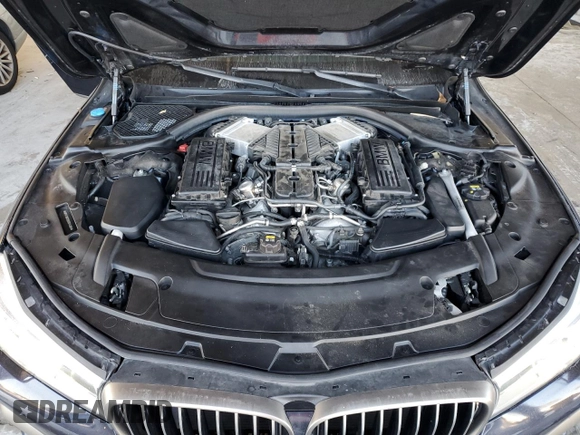 2019 BMW 7 Series M760i xDrive with VIN WBA7H6C55KG614986, listed as a Copart auction lot 84023164 with 59,222 mi miles and Non Repairable. Bid and sale history available at carsss.com. Image 11.