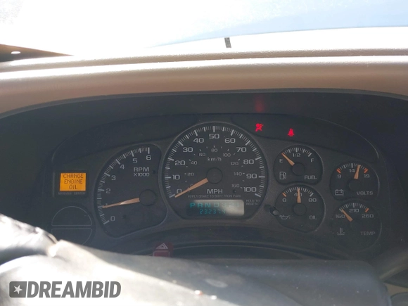 2002 Chevrolet Tahoe LS with VIN 1GNEC13Z52R329554, listed as a IAAI auction lot 41629942 with 232,374 mi miles and . Bid and sale history available at DreamBid. Image 7.
