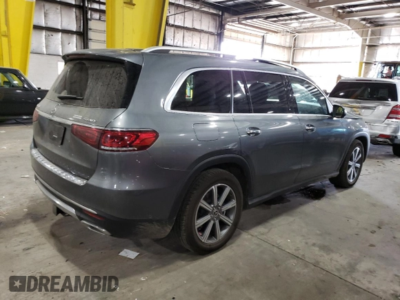 2020 Mercedes-Benz GLS with VIN 4JGFF5KE0LA221669, listed as a Copart auction lot 63554953 with 39,330 mi miles. Bid and sale history available at carsss.com. Image 3.