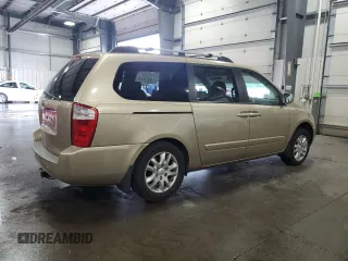2006 Kia Sedona LX with VIN KNDMB233666082464, listed as a Copart auction lot 69070644 with 244,445 mi miles and Salvage Title. Bid and sale history available at carsss.com. Image 3.