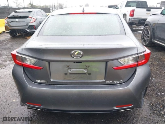 2017 Lexus RC with VIN JTHHE5BC9H5017580, listed as a IAAI auction lot 41901178 with 105,221 mi miles. Bid and sale history available at carsss.com. Image 16.