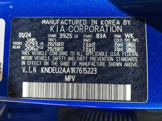 2024 Kia Seltos S z VIN KNDEU2AA1R7615223, wystawiony jako IAAI lot #42351224 z przebiegiem 27 375 mil mil oraz . Historia ofert i sprzedaży dostępna na DreamBid. Obrazek 9.