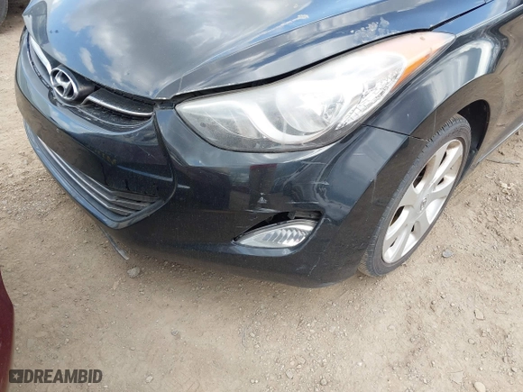 2012 Hyundai Elantra GLS with VIN KMHDH4AE8CU407441, listed as a IAAI auction lot 42125996 with 187,536 mi miles. Bid and sale history available at carsss.com. Image 6.